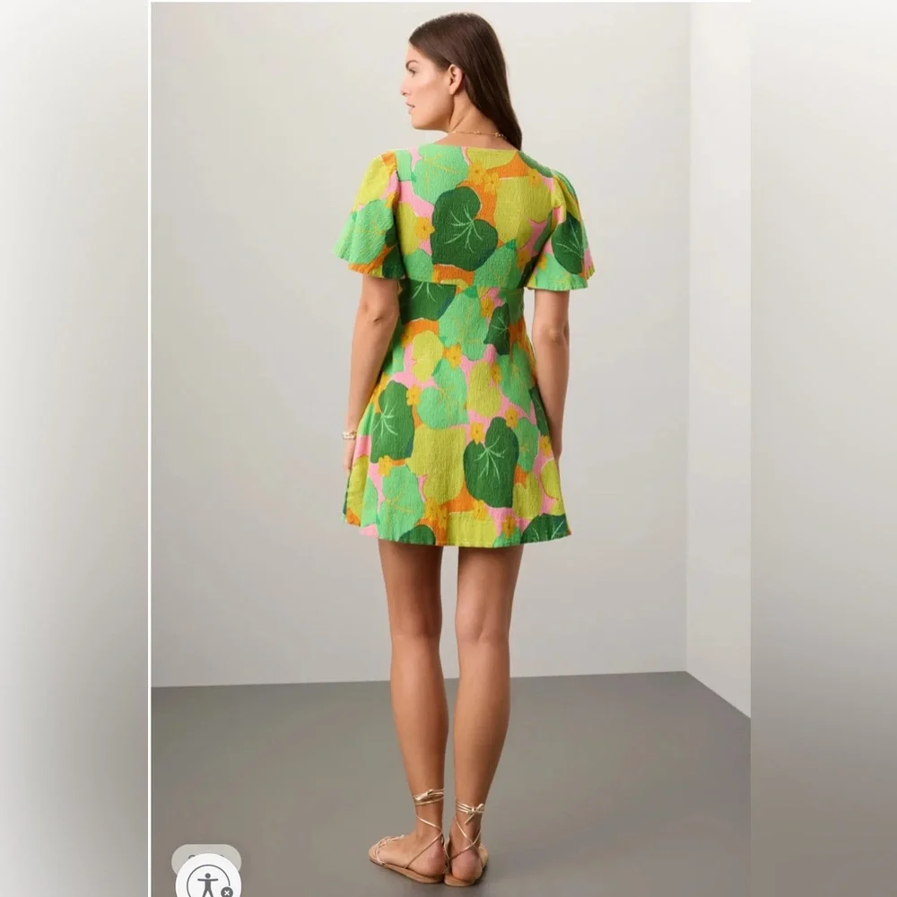 NWT Kate‎ Spade Cucumber Floral Swing Dress Sz 6 $328